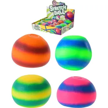 Dětský míč Míček strečový 7cm duhový