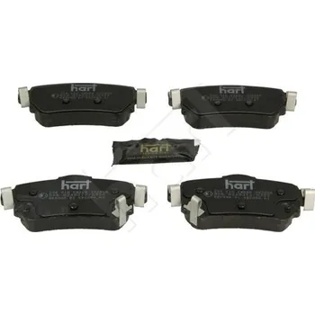 Brzdová destička Sada brzdových destiček, kotoučová brzda HART 256 510