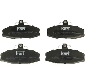 Brzdová destička Sada brzdových destiček, kotoučová brzda HART 226 058