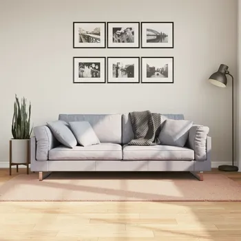 Bytový textil vidaXL Koberec HUARTE krátký vlas měkký a pratelný 100x200 cm [374998] Barva: Načervenalá