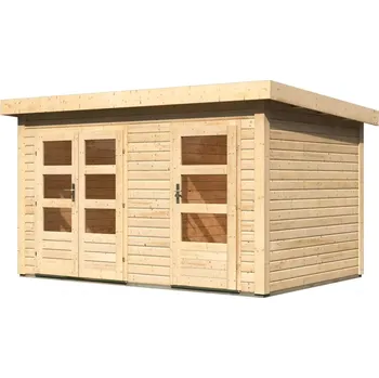 Zahradní stavba KARIBU HOLZTECHNIK dřevěný domek KARIBU SCHONBUCH 1 (78649) natur LG3602