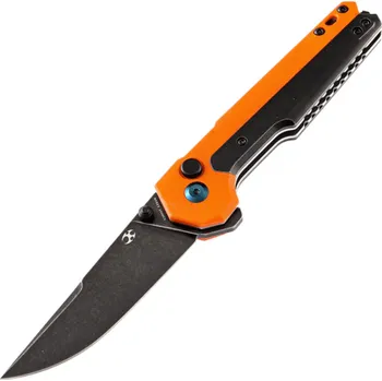 kapesní nůž Kansept EDC Tac Black TiCn potažený S35VN Orange G10 + Titanová vložka K2009A7