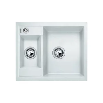 Granitový dřez Blanco METRA 6 bílý SILGRANIT® PuraDur® II SILGRANIT® PuraDur® II s excentrem - 516157 + ZÁRUKA 3 ROKY ZDARMA