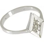 sZlato.cz 3386 Zlatý dámský prsten z bílého zlata Velikost obvod (mm): 56, Váha: 1.9 g