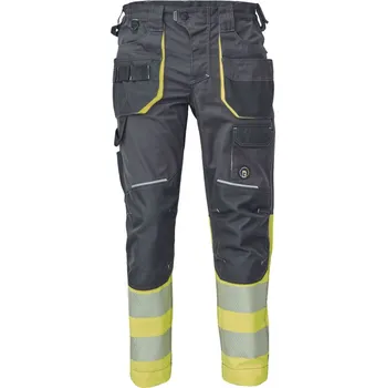 montérky Cerva Sheldon Hv Dw Pánská pracovní kalhoty HI-VIS 03520099 antracit/žlutá 48