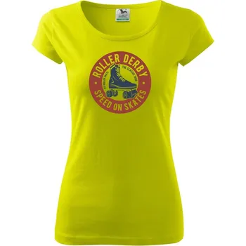 Dámské tričko Roller Derby - Dámské triko Pure - XS ( Limetková )