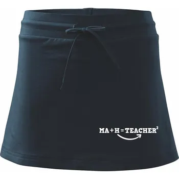 Dámské oblečení Ma h teacher - Sportovní sukně - two in one - S ( Námořní modrá (velmi tmavá - téměř černá) )