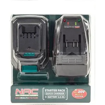 Záložní baterie Sada NAC baterie 2Ah+nabíječka B-20-BC-LI-20V + Nůž ulamovací v hodnotě 39,-