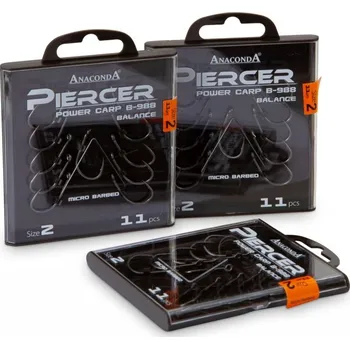 Rybářský háček Anaconda Háček Piercer Power Carp B-988 TGX s protihrotem 8