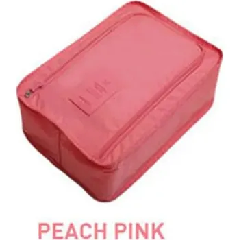 Cestovní organizér na boty | vak na obuv - Růžový