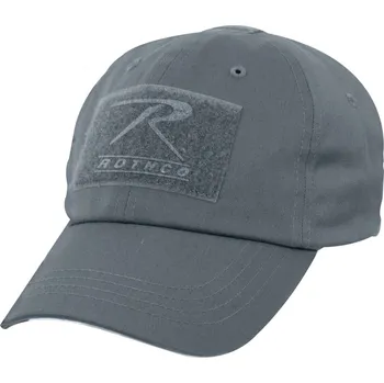 Kšiltovka Kšiltovka Tactical se suchým zipem šedá gun univerzální