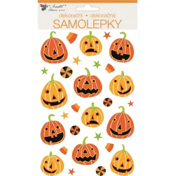 samolepka Anděl Samolepky 3D dýně z EVA pěny 14 x 25 cm