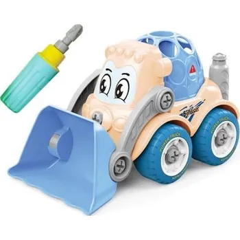 ostatní stavebnice Bavytoy Šroubovací bagřík se šroubováčkem