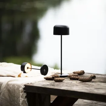 Venkovní osvětlení Konstsmide Stolní nabíjecí přenosná lampička Lille černá, Konstsmide