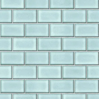 Tapeta Světle modrá vliesová tapeta, imitace obkladů BA220106, Beaux Arts 2, Design ID