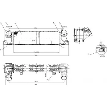Chladič motoru Chladič turba HART 614 015