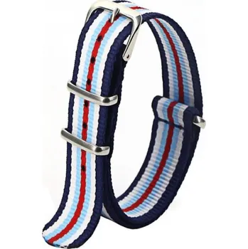 Řemínek na hodinky Textilní NATO řemínek - motiv 19 - 22 mm + 5 let záruka a dárek ZDARMA