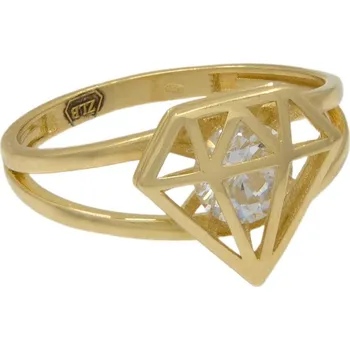 Prsten sZlato.cz 3470 Zlatý prsten diamant 2,15g Velikost: 55, Váha: 2.15 g