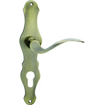 Dveřní kování Cobra Munster C0710826 PZ 90 mm česaný bronz