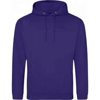 Pánská mikina Pánská klokanka Just Hoods s dvojitou kapucí Barva: Fialová, Velikost: L JH001