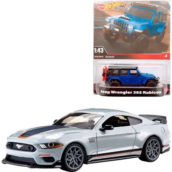 autodráha Mattel Hot Wheels Prémiové auto angličák 1:43 kov 2 druhy