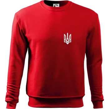 Ukrajina trojzubec prso - Mikina Essential dětská - 146 cm/10 let ( Červená )