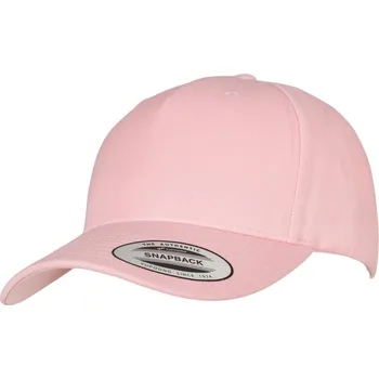 Kšiltovka Prémiová 5 panelová snapback kšiltovka Flexfit Yupoong s příměsí vlny Barva: prism pink, Velikost: one size