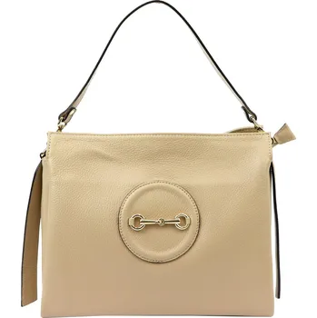 Kabelka Kožená kufříková kabelka Luka 20-043 capuchino