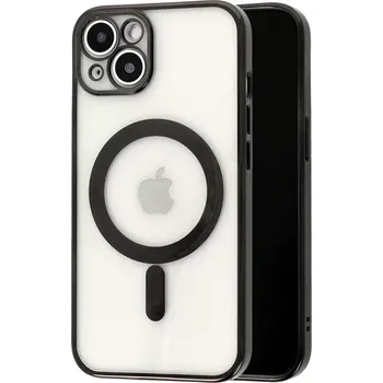 Pouzdro na mobilní telefon Kryt TopQ iPhone 13 Pro Max Luxury MagSafe (pouzdro neboli obal na mobil iPhone 13 Pro Max) - černý