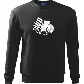 Chlapecké tričko Vozíčkář 2WD - Mikina Essential dětská - 146 cm/10 let ( Černá )
