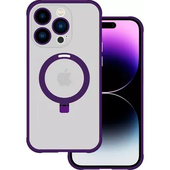 Pouzdro na mobilní telefon Pouzdro Tel Protect Magical MagSafe Stand Case iPhone 15 Plus - Fialové