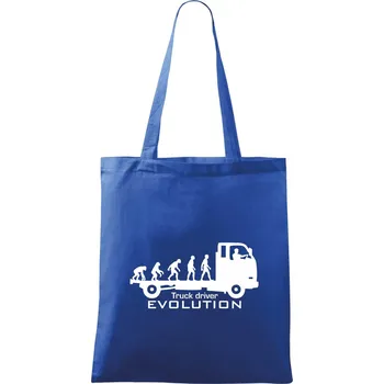 Nákupní taška Truck driver evolution - Taška bavlněná - 42 x 38 cm ( Královská modrá )