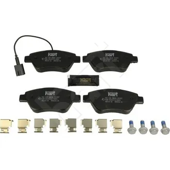 Brzdová destička Sada brzdových destiček, kotoučová brzda HART 256 228
