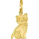 Přívěsek Kočka Yorika ze žlutého zlata FNN21173PGY