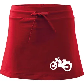 Dámská sukně Pařez - Sportovní sukně - two in one - S ( Červená )