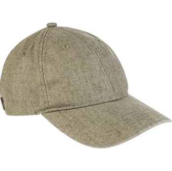 Kšiltovka ČEPICE CAMEL ACTIVE COTTON/LINEN CAP LEAF GREEN