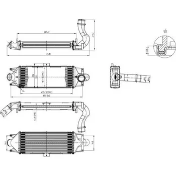 Chladič motoru Chladič turba HART 619 305