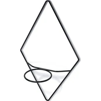 Květináč PROSPERPLAST Držák na květináč - SHOWY HANGER, čtyřúhelník Rozměr: 30,6x16,4x50,6 cm