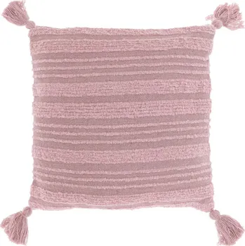 Polštář Ozdobný polštář Fonne starorůžový růžová 45x45