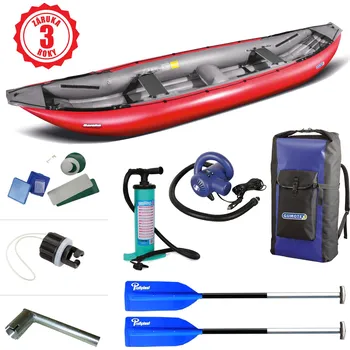 Vodácké vybavení Gumotex Baraka set 2 s el. pumpou červená