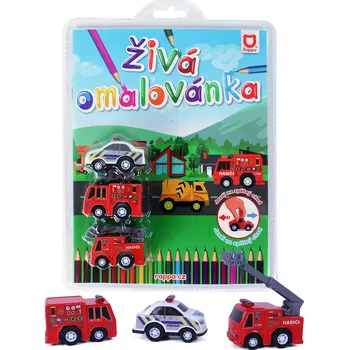 omalovánky Živá omalovánka záchranáři 3 ks