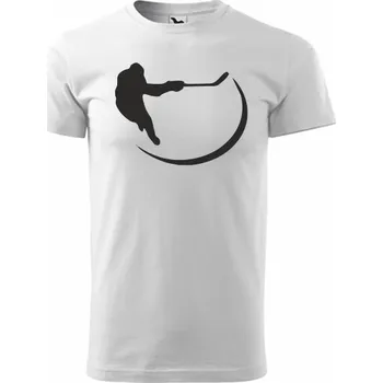 ON-DESIGN Tričko pánské/dětské s HOKEJISTOU Velikost: 146 cm/10 let, Barva: bílá