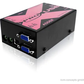 KVM přepínač Adder DVI/HDMI extender, FHD až 50 metrů, dualhead X-USBPRO-MS2