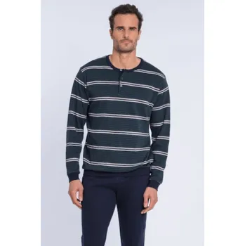 Pánské pyžamo Soft Cotton GUASCH Pánské pyžamo FERNANDO XL Zelená GUASCH Pánské pyžamo FERNANDO XL Zelená - 8431204633626