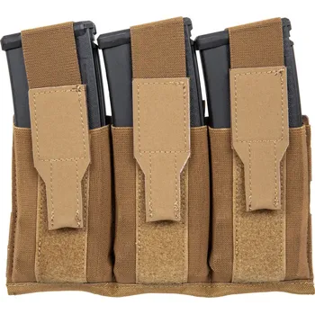 Trojitá zásobníková MOLLE sumka s chlopní pro M4 - Coyote Brown, Wosport