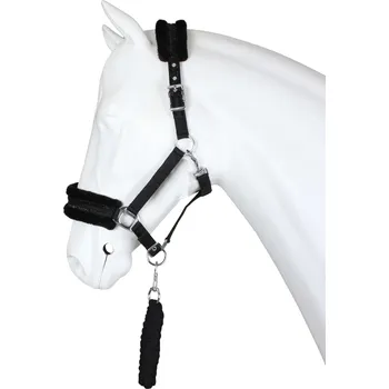 Horka Set ohlávky a vodítka pro koně Angel Barva: Černá, Velikost: Full