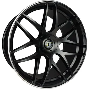 Alu kolo Schmidt Gambit saténová černá / leštěný lem 10.5×24" 6×139,7 ET44