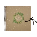 Album XL s kroužkovou vazbou, 300 x 300, kraft, svatební