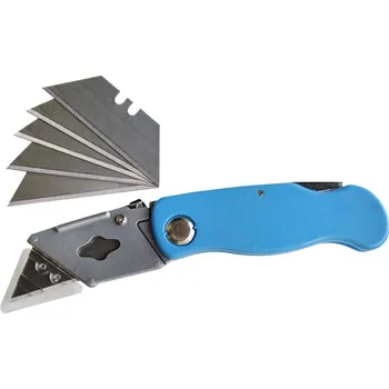 Pracovní nůž RICHMANN PC9107 Nůž zavírací s výměnnými čepelemi + 5ks čepelí