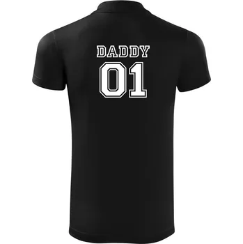 Pánská košile Daddy - Daddys girl - Polokošile Victory sportovní (dresovina) - XL ( Černá )